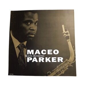 Maceo Parker Roots Revisited 12x12 Album Flat Promo Poster 1990 Store Display